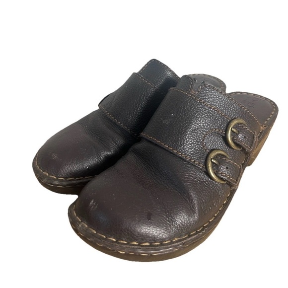 b.o.c. Brown Mules Comfortable Clogs - Picture 2 of 8
